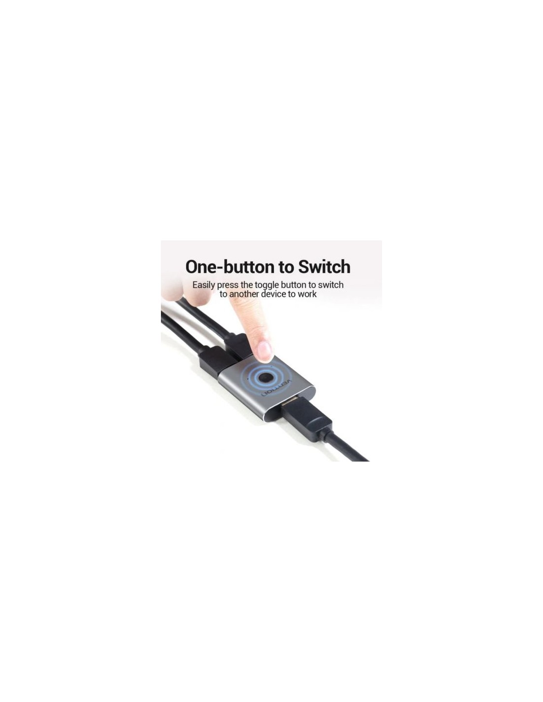 Switch Conmutador 4K HDMI 2.0 Bidireccional Vention HDMI Hembra 2x HDM