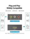 Convertidor HDMI a RCA Vention HDMI Hembra - RCA Hembra - MiniUSB Hemb