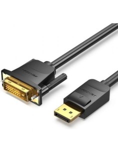 Cable Conversor Vention DisplayPort Macho - DVI Macho Negro | Logroño