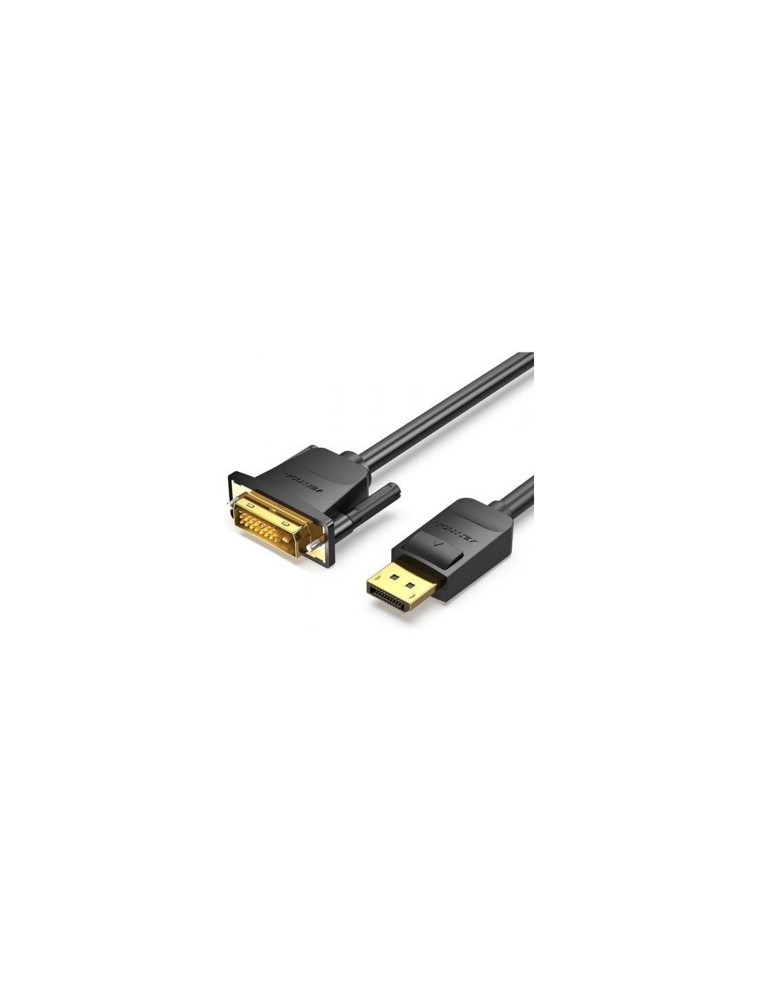 Cable Conversor Vention DisplayPort Macho - DVI Macho Negro | Logroño