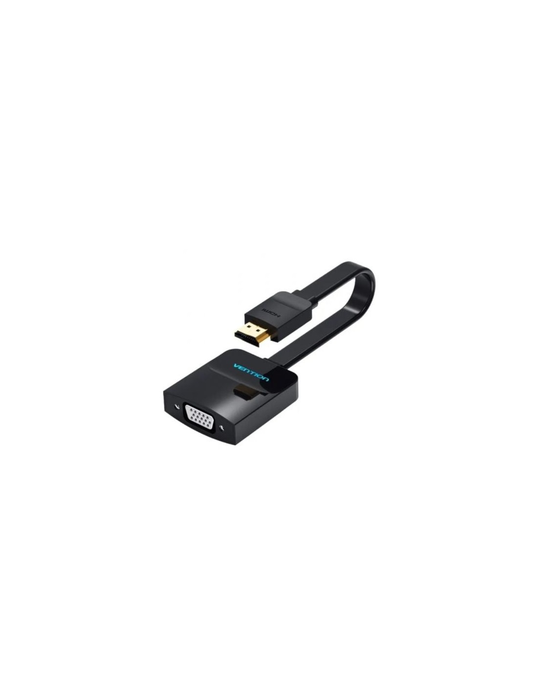 Conversor Vention HDMI Macho VGA Hembra 15cm Negro | Logroño