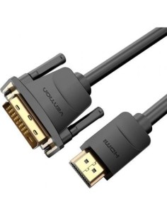 Cable Conversor Vention DVI-D Macho - HDMI Macho 5m Negro | Logroño