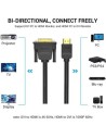 Cable Conversor Vention DVI-D Macho - HDMI Macho 5m Negro | Logroño
