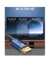 Cable DisplayPort 1.4 8K Vention DisplayPort Macho - DisplayPort 8K Ma