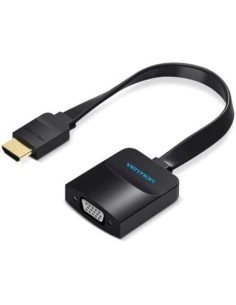 Cable Conversor Vention HDMI Macho VGA Hembra - Jack 3.5 Hembra 20cm N