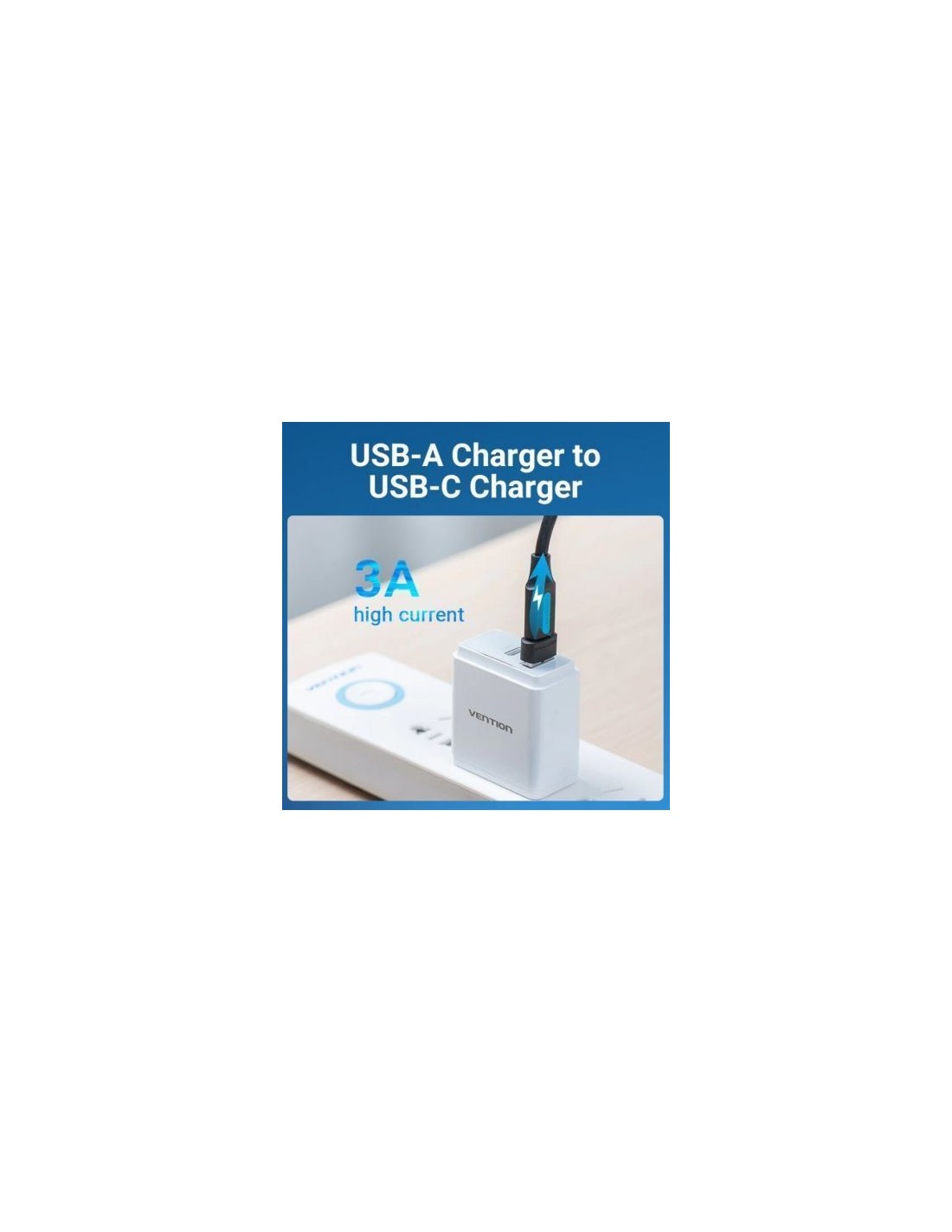 Adaptador USB 2.0 Vention USB Tipo-C Macho - USB Hembra | Logroño