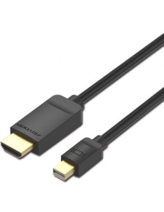 Cable Conversor Vention Mini DisplayPort Macho - HDMI Macho Negro