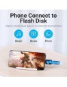 Adaptador USB 3.0 Vention USB Tipo-C Macho - USB Hembra | Logroño