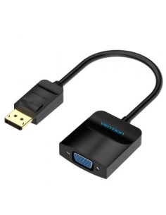 Conversor Vention DisplayPort Macho - VGA Hembra 15cm Negro | Logroño