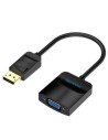 Conversor Vention DisplayPort Macho - VGA Hembra 15cm Negro | Logroño