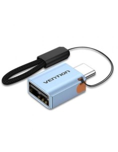 Adaptador OTG USB 3.1 Vention USB Tipo-C Macho - USB Hembra Azul