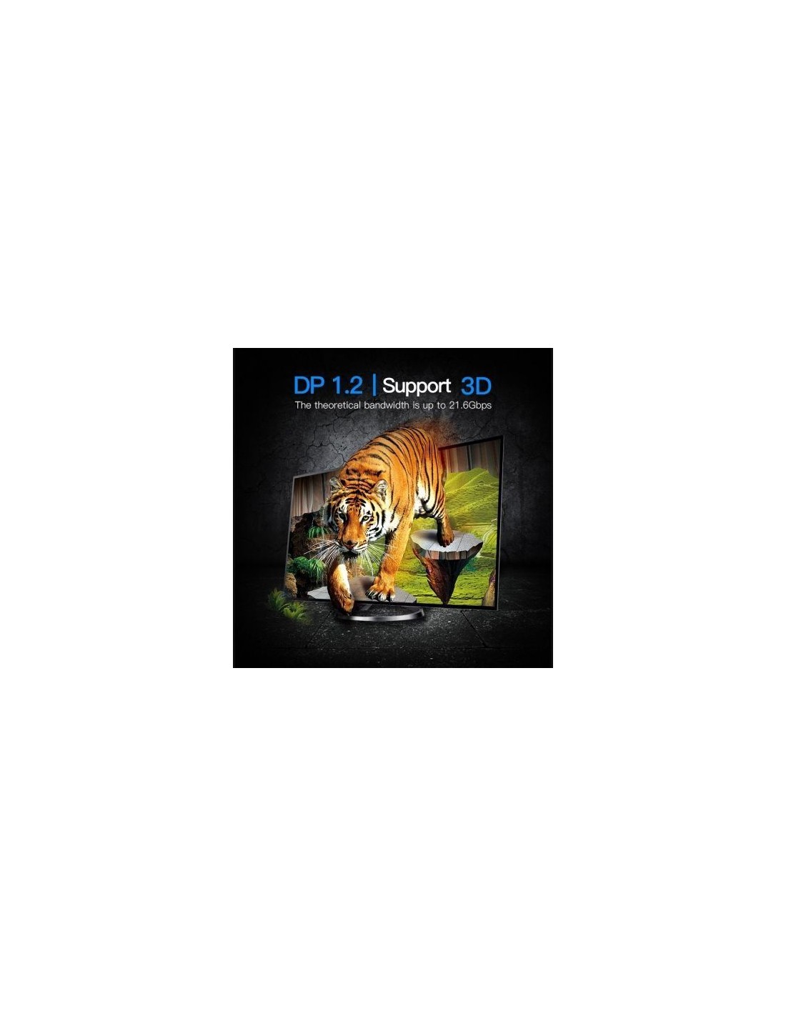 Cable DisplayPort Vention Mini DisplayPort Macho - DisplayPort Macho 3
