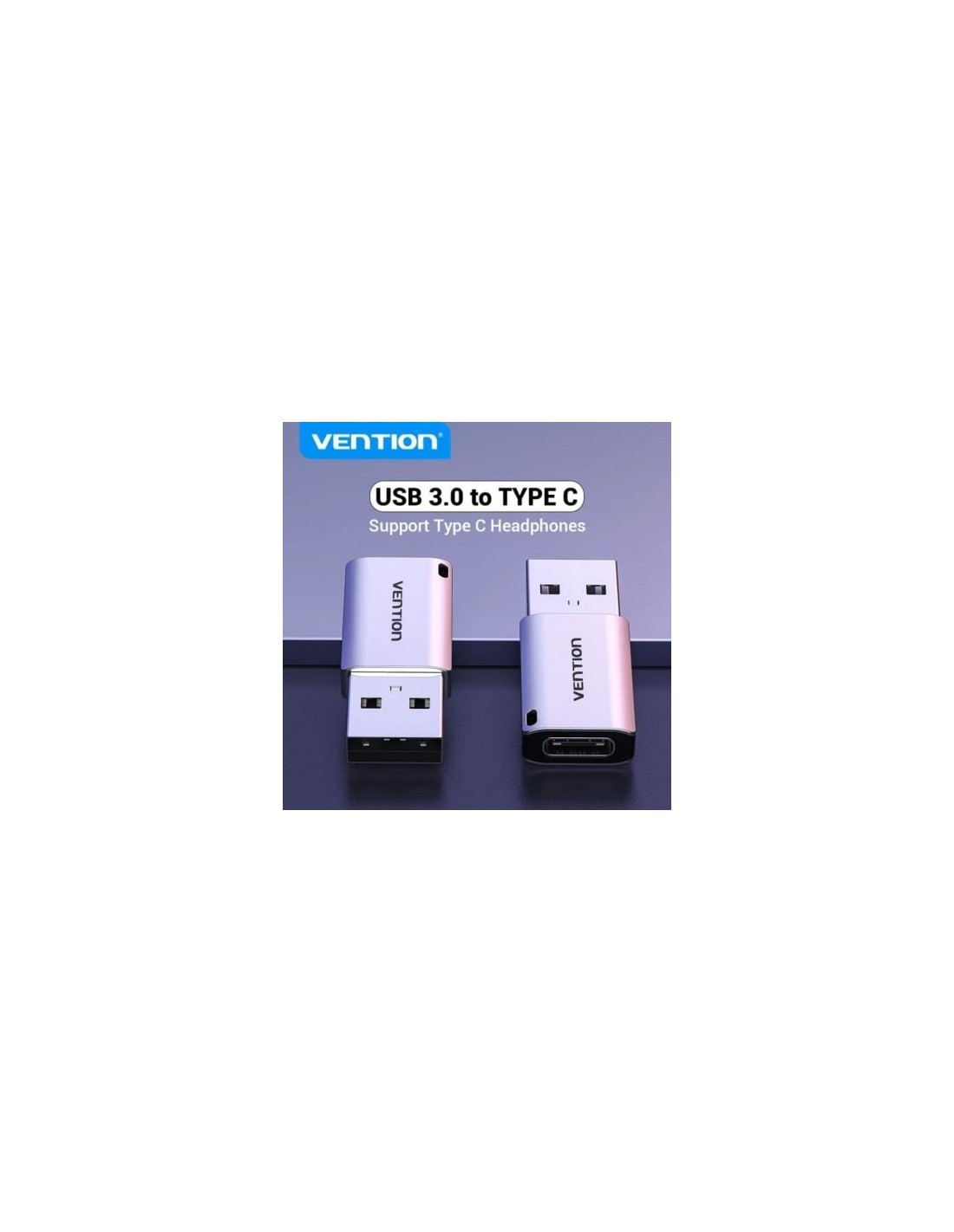 Adaptador USB 3.0 Vention USB Macho - USB Tipo-C Hembra | Logroño