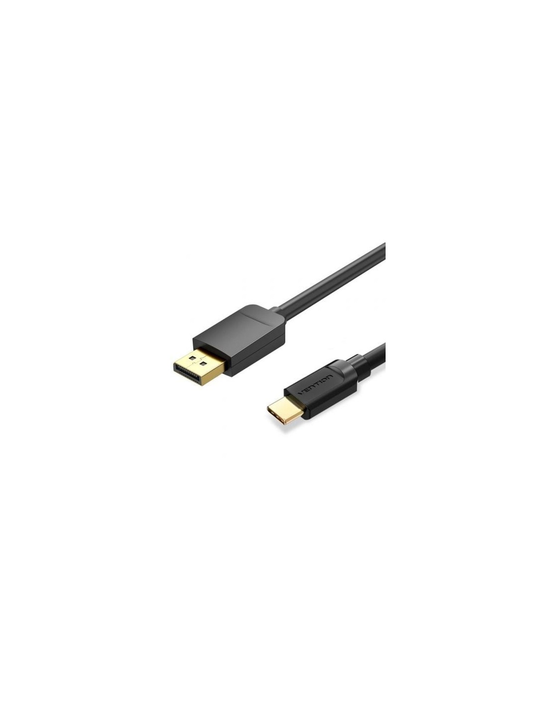 Cable Conversor Vention USB Tipo-C Macho - DisplayPort Macho 2m Negro