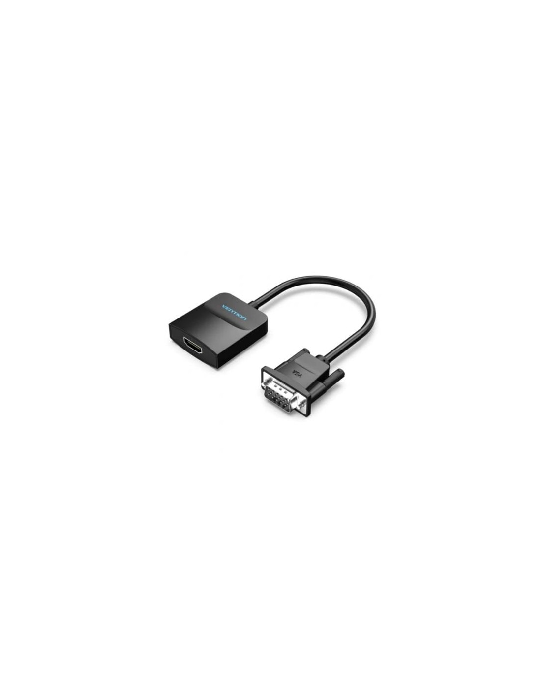Conversor Vention VGA Macho - HDMI Hembra 15cm Negro | Logroño