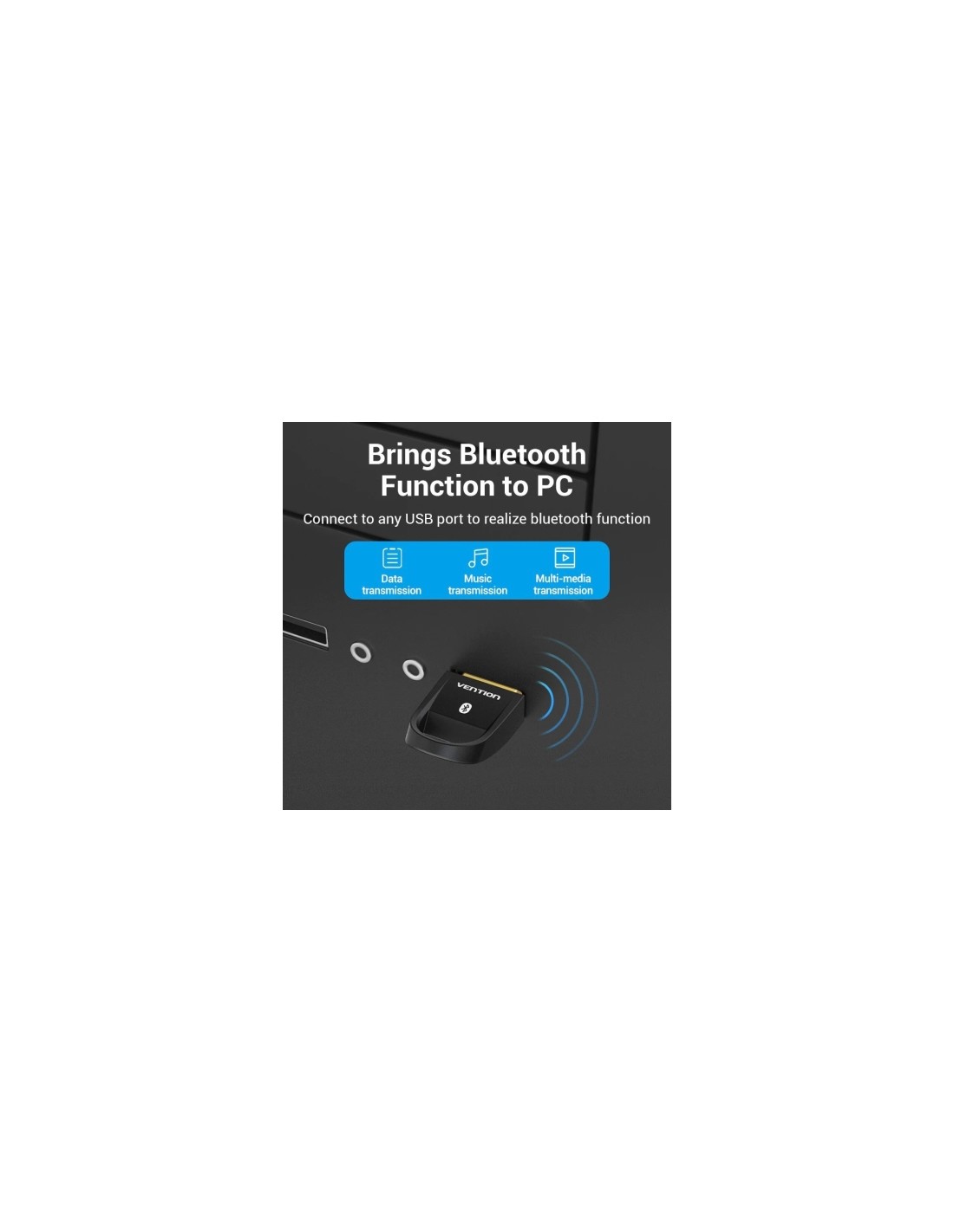Adaptador USB - Bluetooth 5.0 Vention | Logroño