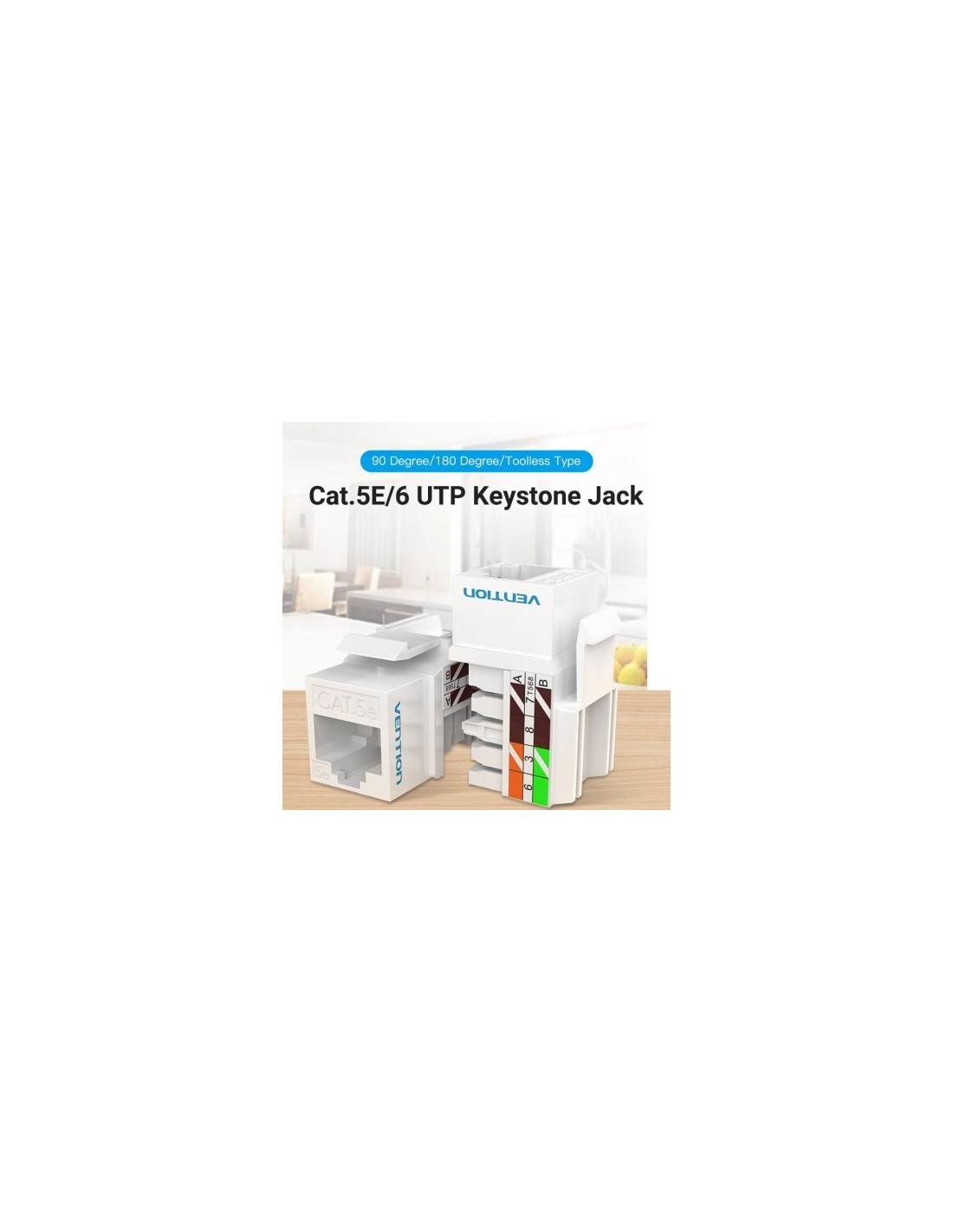 Conector RJ45 Vention Cat.6 UTP | Logroño
