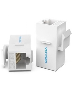 Adaptador Conector RJ45 Cat5 UTP RJ45 Hembra - RJ45 Hembra Blanco