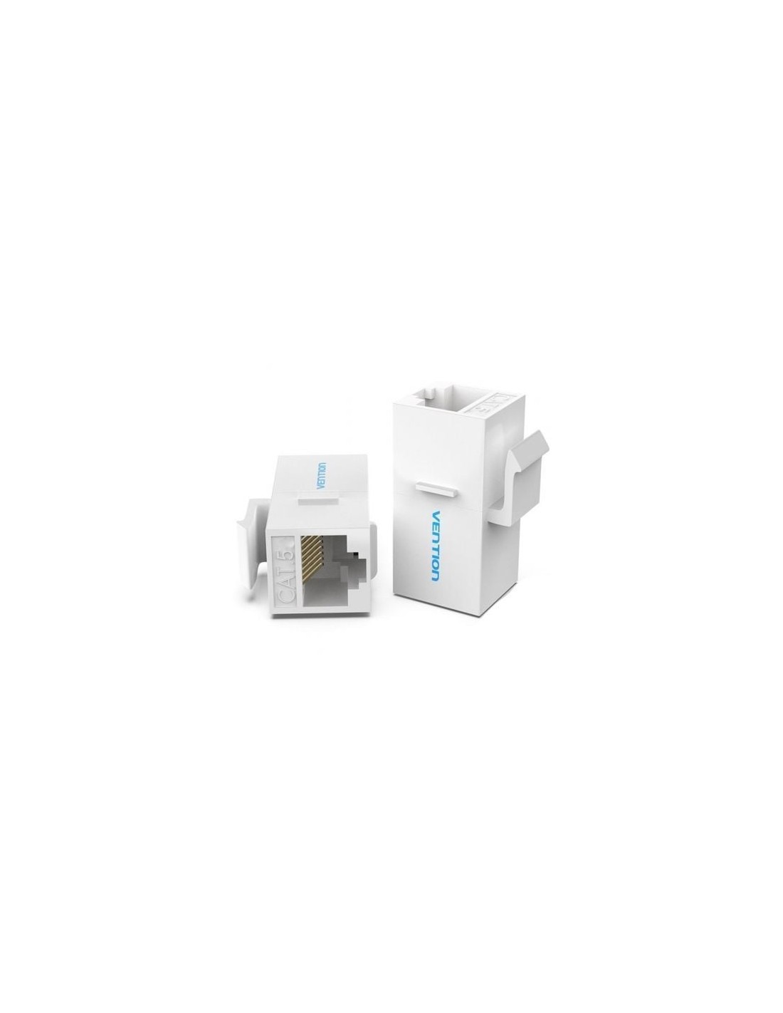 Adaptador Conector RJ45 Cat5 UTP RJ45 Hembra - RJ45 Hembra Blanco