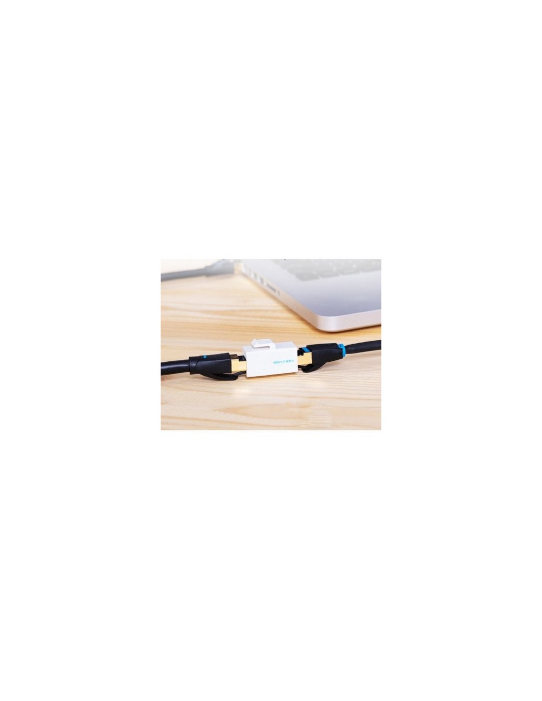 Adaptador Conector RJ45 Cat5 UTP RJ45 Hembra - RJ45 Hembra Blanco