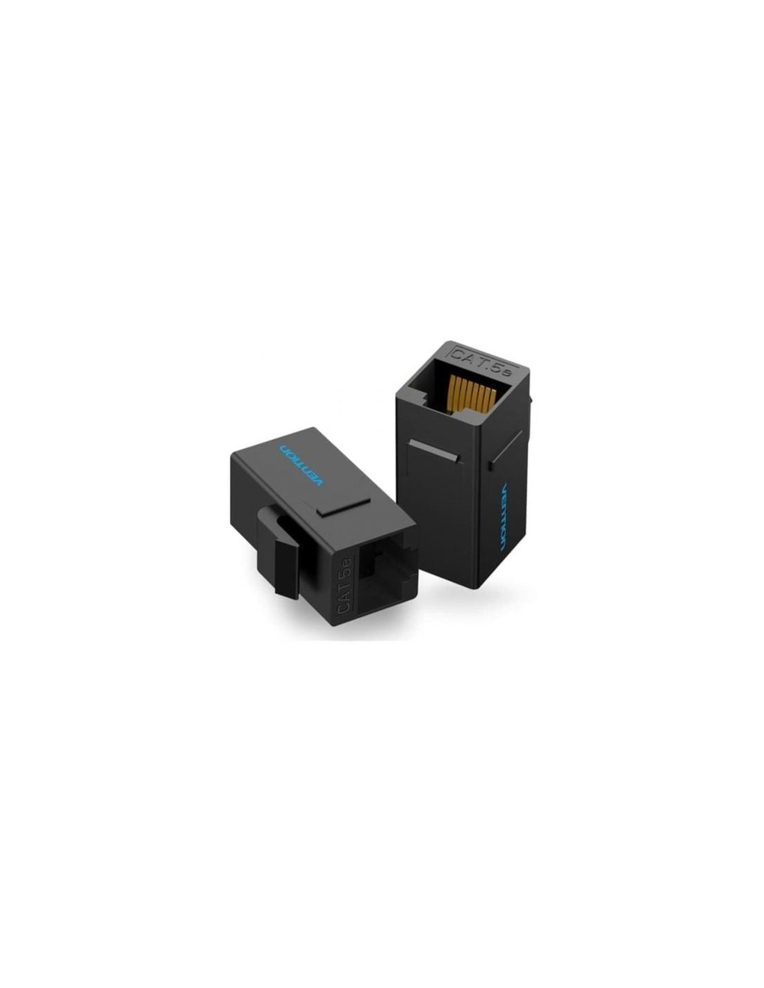 Adaptador Conector RJ45 Cat5e UTP RJ45 Hembra - RJ45 Hembra Negro