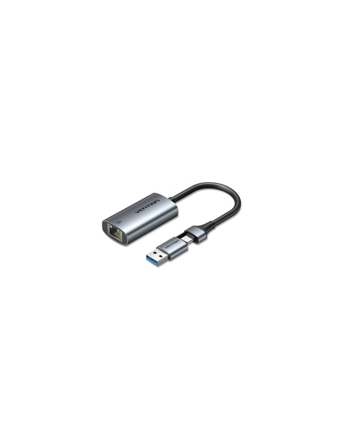 Adaptador USB USB Tipo-C - RJ45 Vention CFQHB 1000Mbps | Logroño