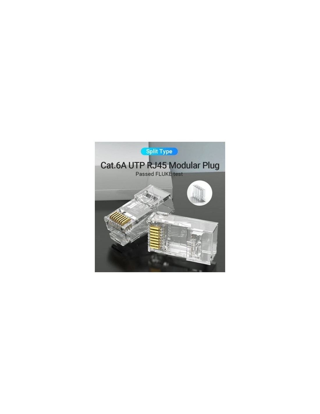 Conector RJ45 Cat.6A UTP 10 uds | Logroño