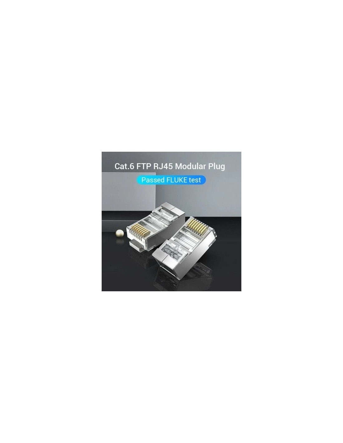 Conector RJ45 Cat.6 FTP 10 uds | Logroño