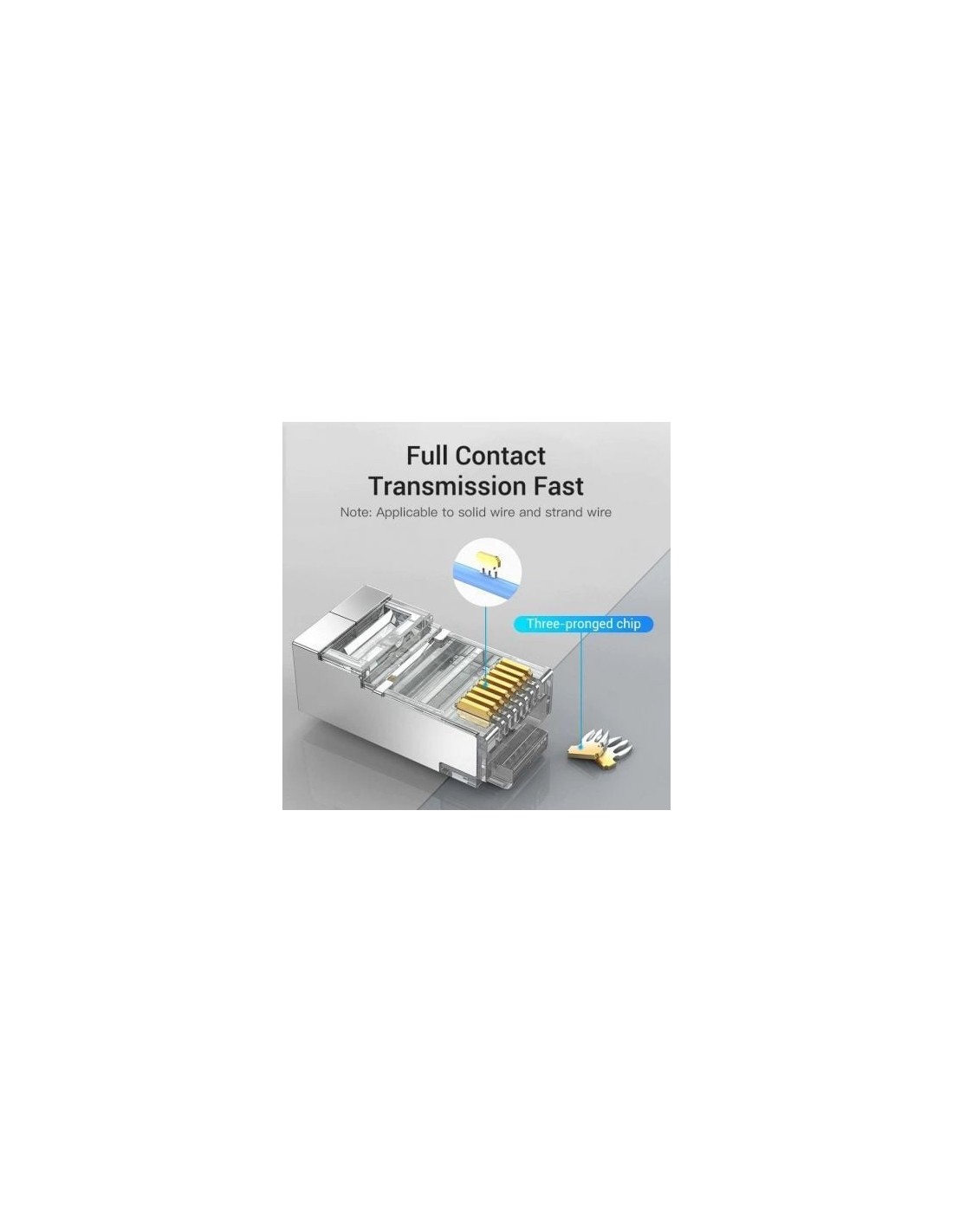 Conector RJ45 Cat.6 FTP 10 uds | Logroño