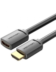 Cable Alargador HDMI 4K Vention HDMI Macho - HDMI Hembra Negro