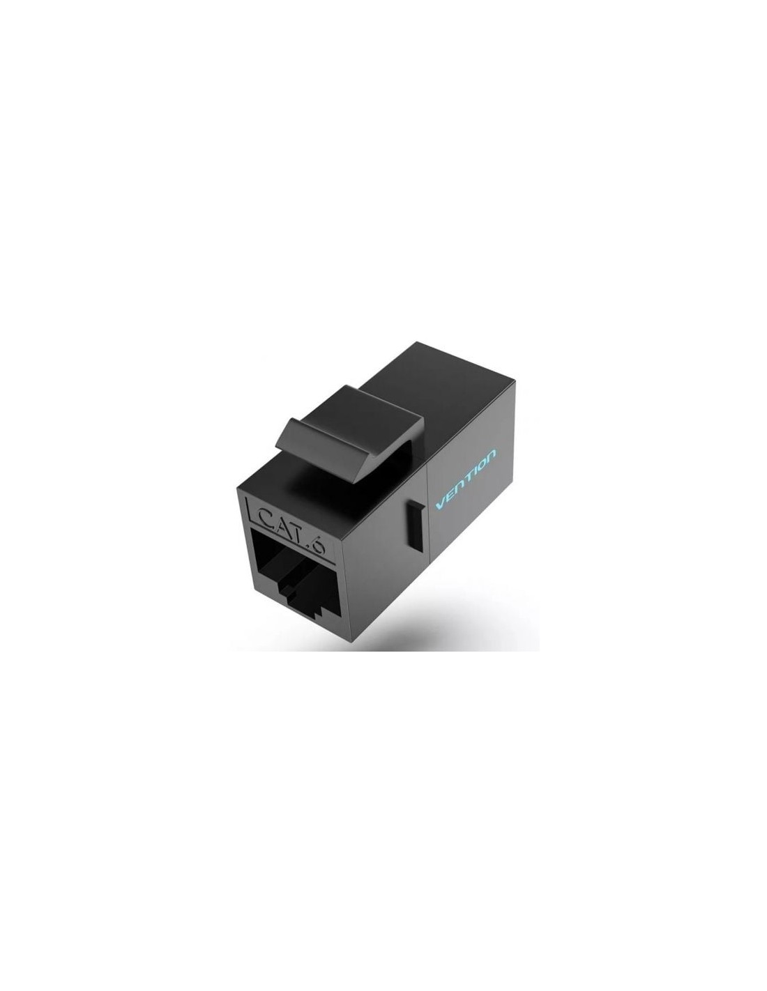 Conector RJ45 Vention Cat6 UTP Negro | Logroño