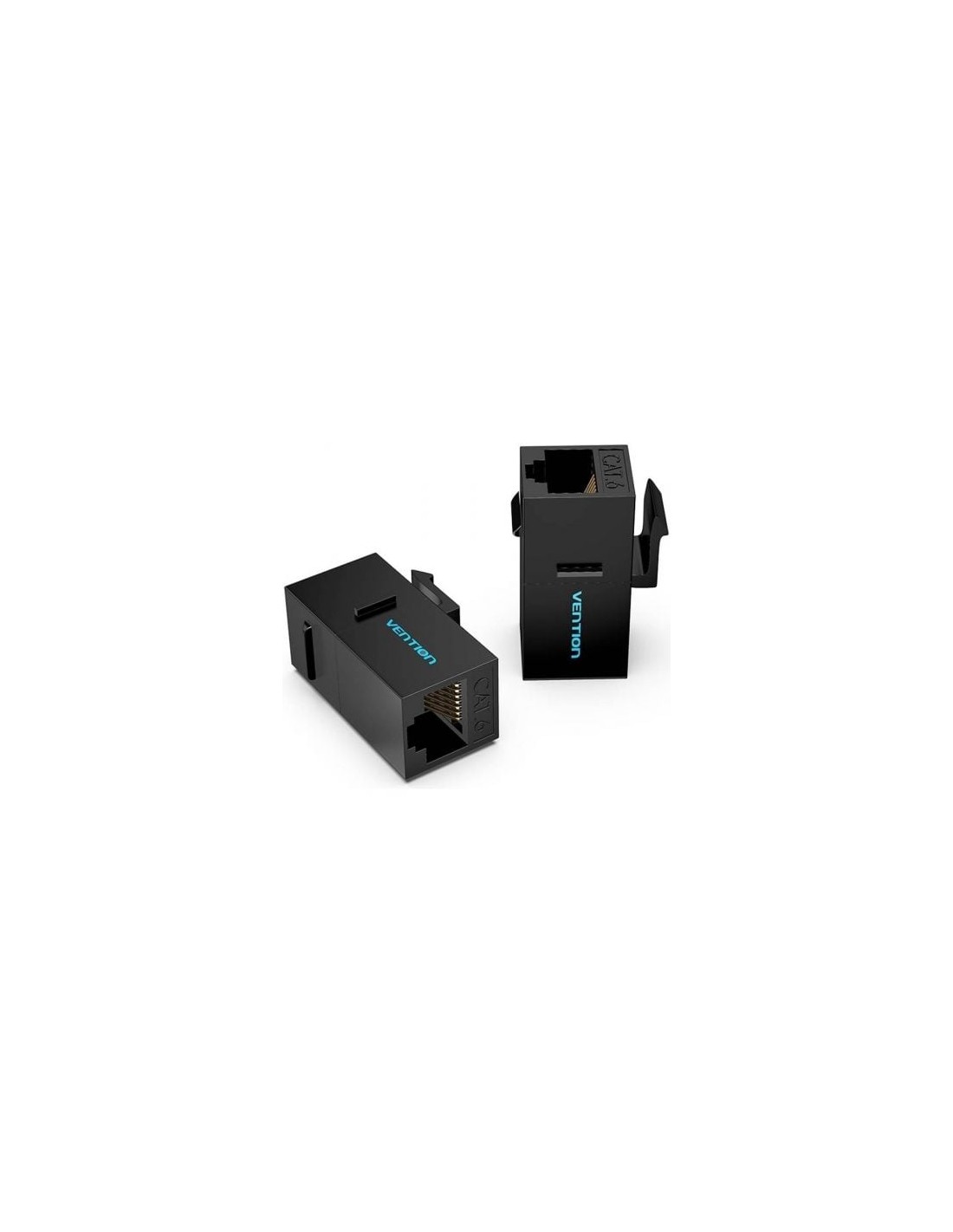 Conector RJ45 Vention Cat6 UTP Negro | Logroño