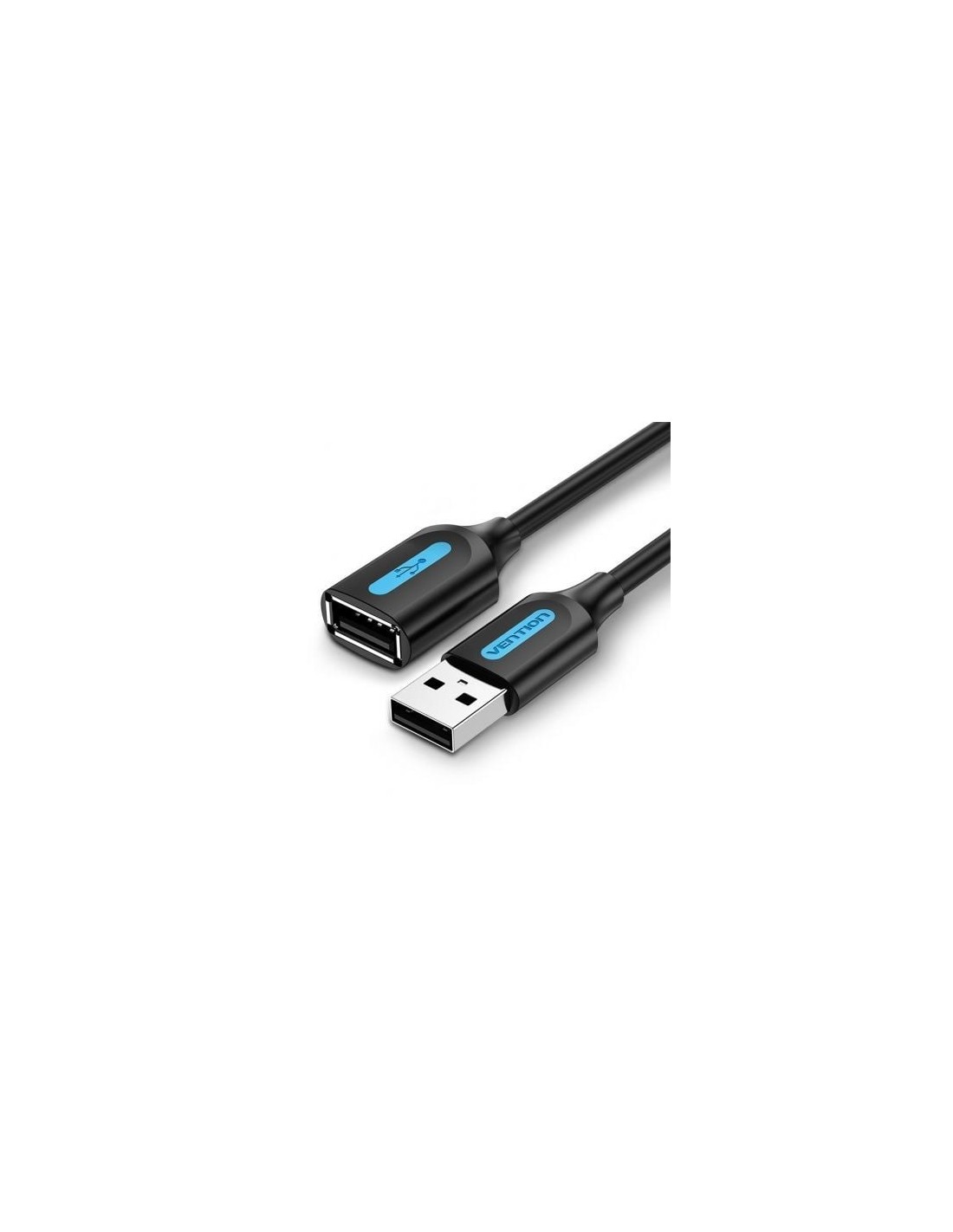 Cable Alargador USB 2.0 Vention USB Macho - USB Hembra Negro | Logroño