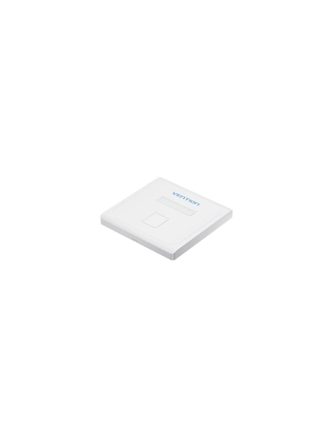 Placa de Pared Keystock Vention 1 Puertos RJ45 | Logroño