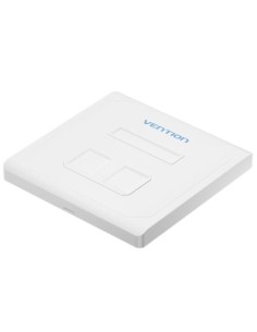 Placa de Pared Keystock Vention 2 Puertos RJ45 | Logroño