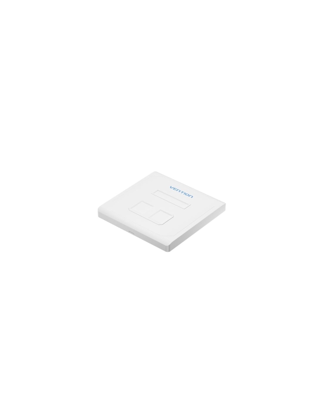 Placa de Pared Keystock Vention 2 Puertos RJ45 | Logroño