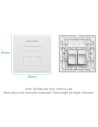 Placa de Pared Keystock Vention 2 Puertos RJ45 | Logroño