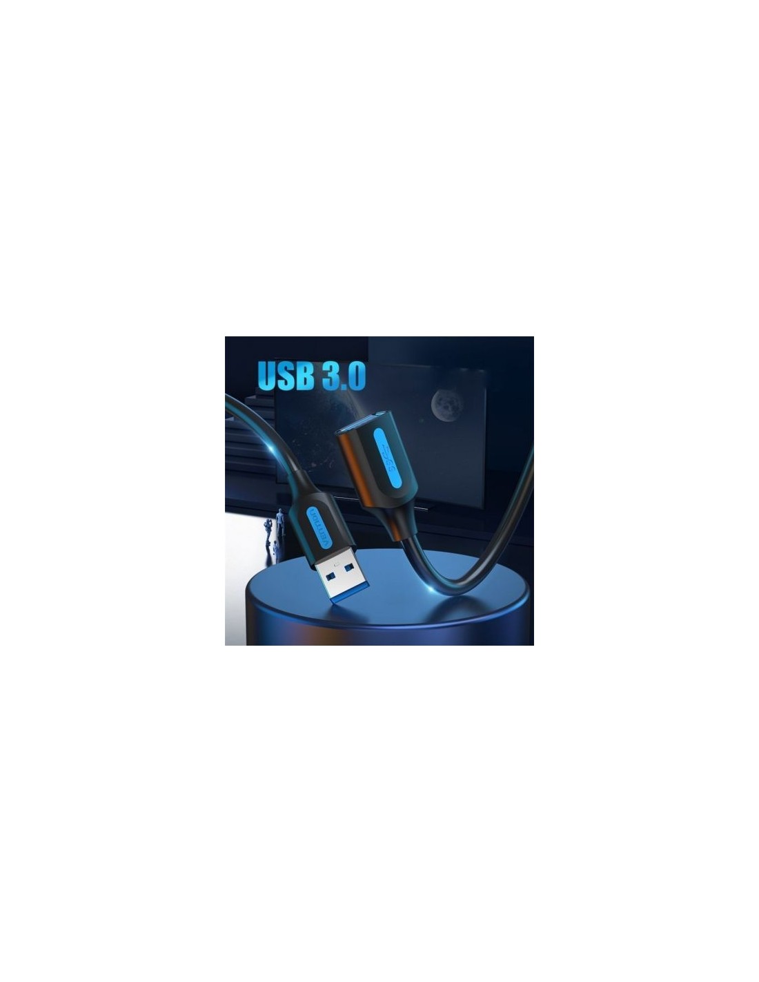 Cable Alargador USB 3.0 Vention USB Macho - USB Hembra 5Gbps | Logroño