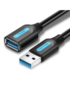 Cable Alargador USB 3.0 Vention USB Macho - USB Hembra 5m Negro