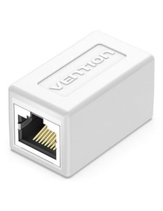 Adaptador Conector RJ45 Cat.6 FTP RJ45 Hembra - RJ45 Hembra Blanco