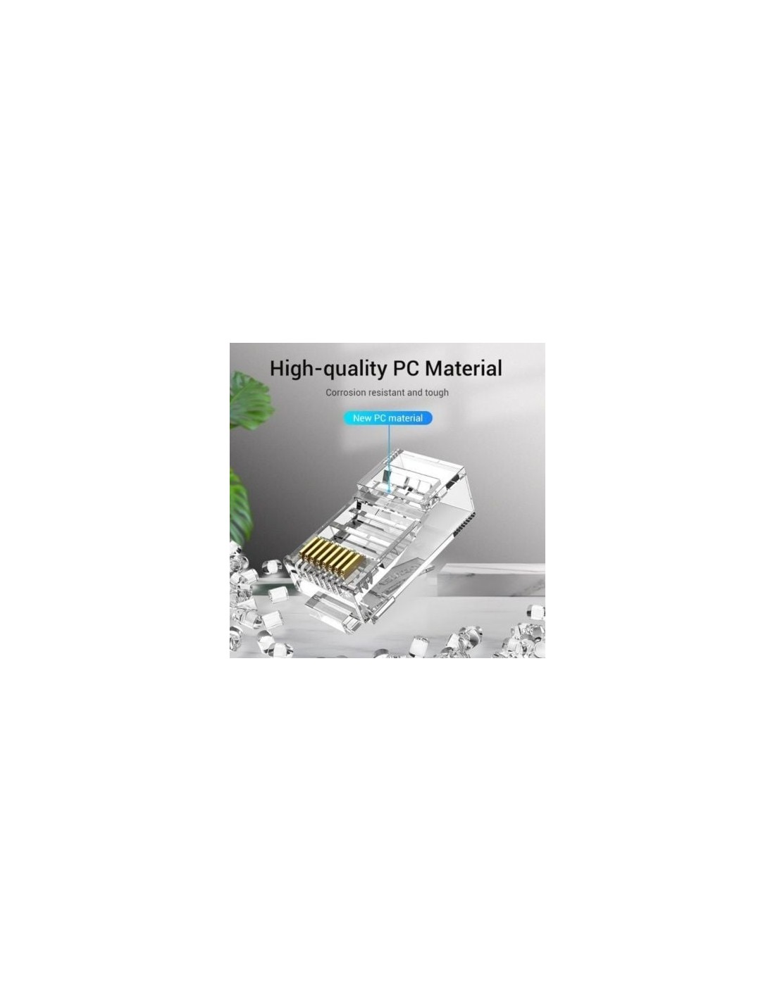 Conector RJ45 Vention Cat.5e 50 uds | Logroño
