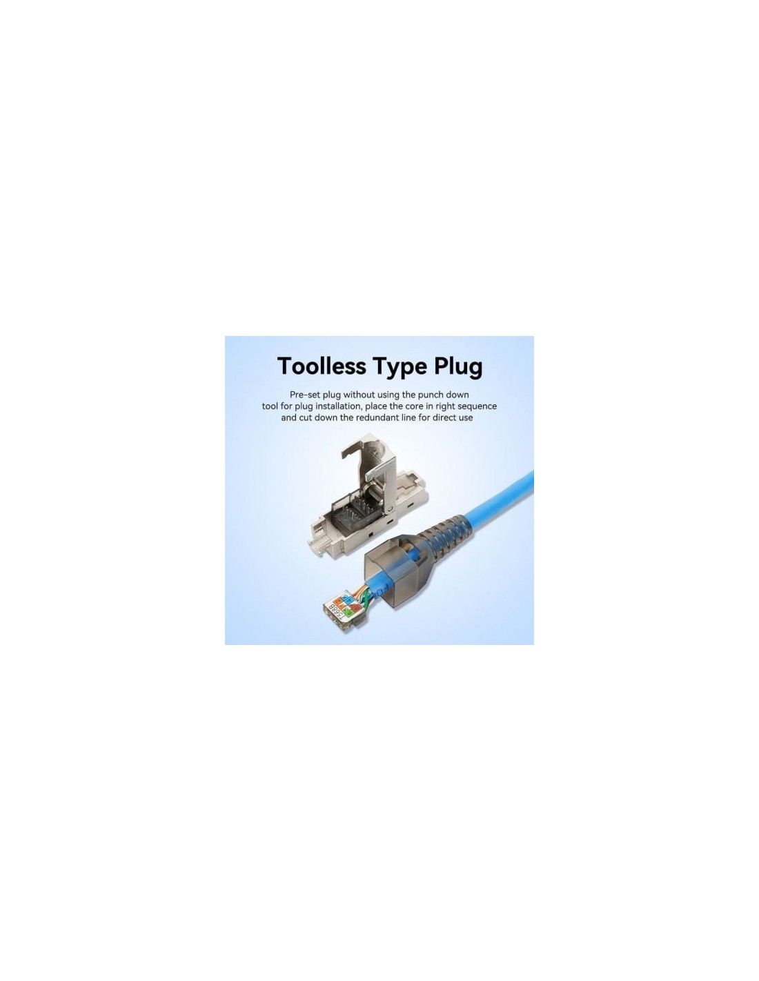 Conector RJ45 Cat.6A FTP Sin Herramientas | Logroño