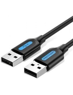 Cable USB 2.0 Vention USB Macho - USB Macho 480Mbps Negro | Logroño