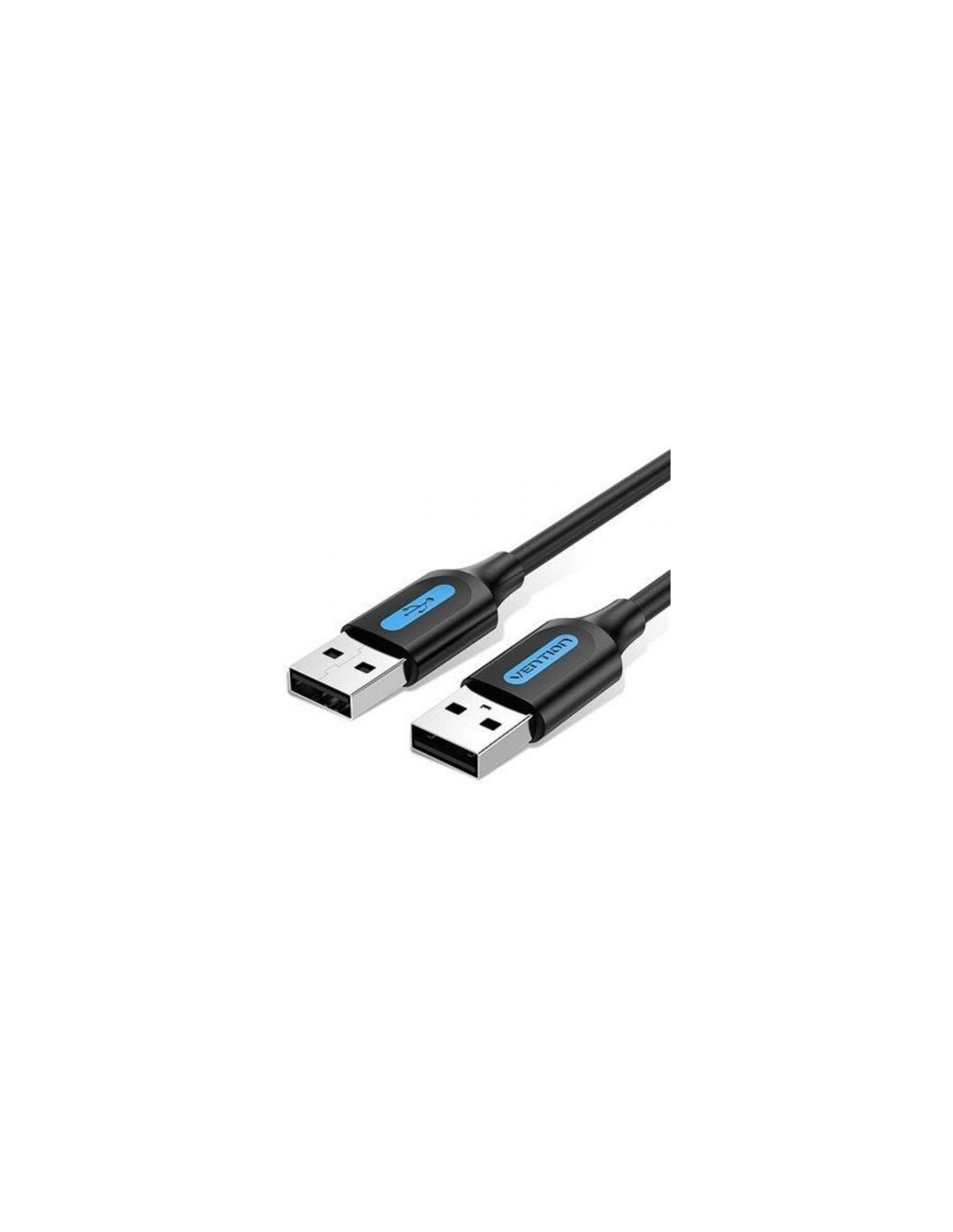 Cable USB 2.0 Vention USB Macho - USB Macho 480Mbps Negro | Logroño