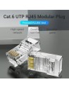 Conector RJ45 Cat.6 UTP 100 uds | Logroño