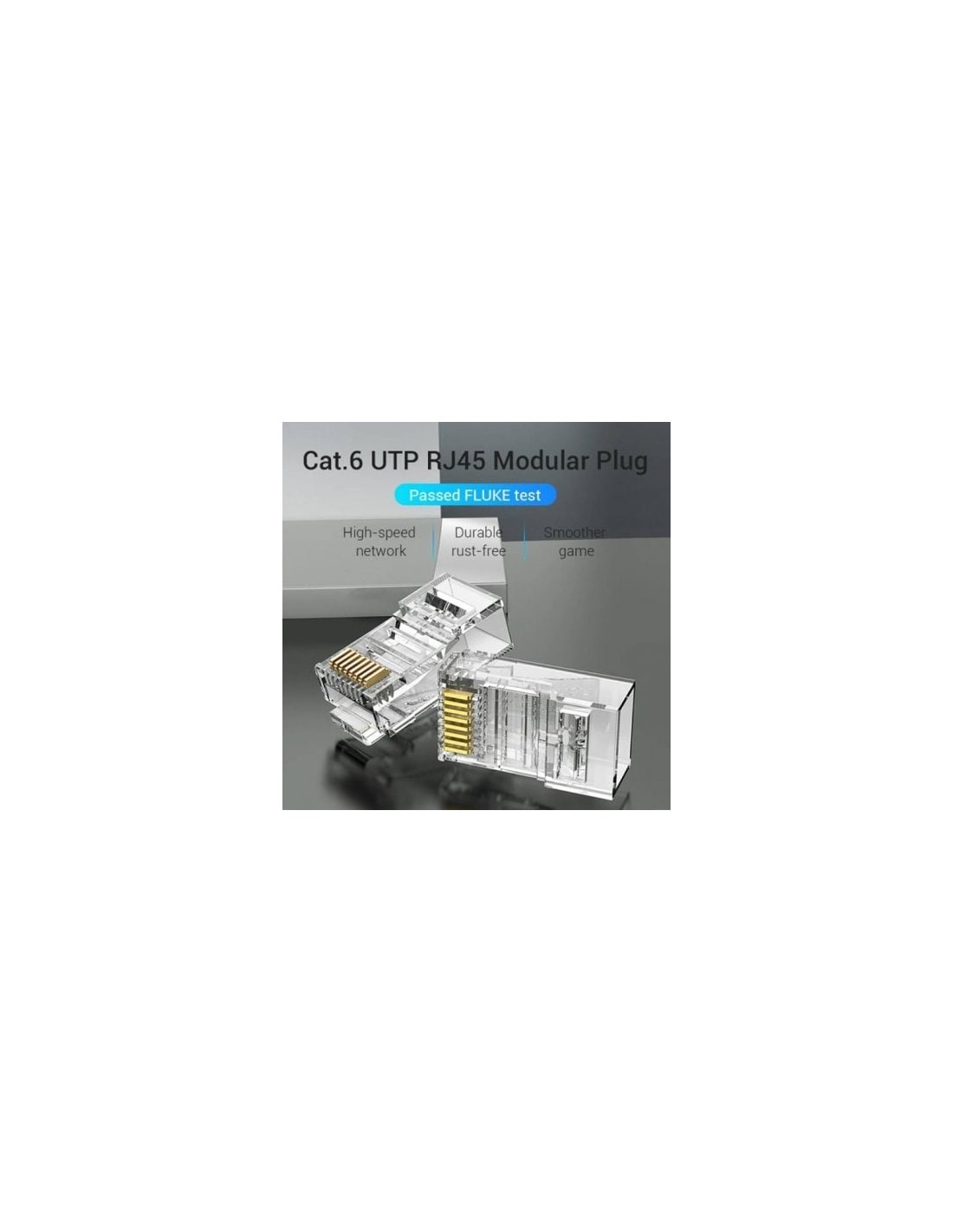 Conector RJ45 Cat.6 UTP 100 uds | Logroño