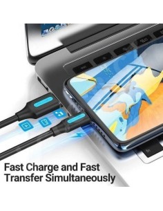 Cable USB 2.0 Vention USB Macho - MicroUSB Macho 480Mbps | Logroño 2