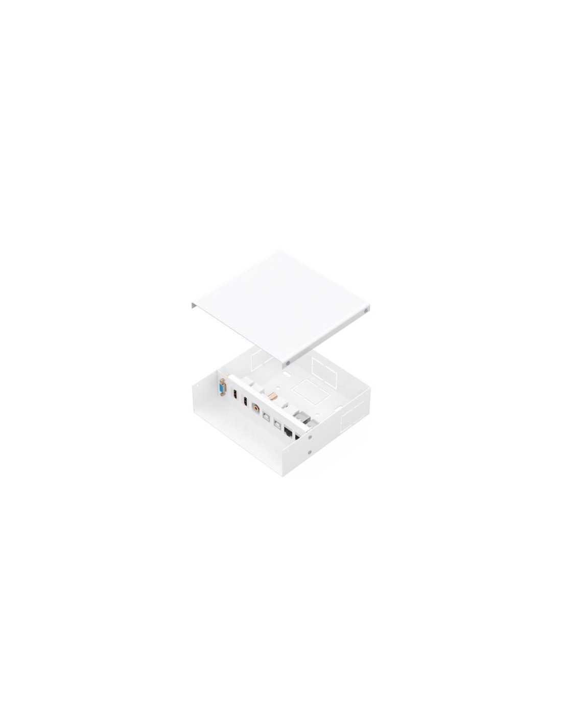 Caja de Conexiones Aisens VGA - 2x HDMI - Jack 3.5 - 2x USB-B - 2x RJ4