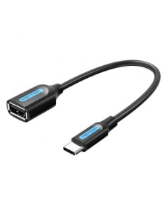 Cable USB 2.0 Tipo-C Vention USB Tipo-C Macho - USB Hembra 15cm 480Mbp