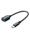 Cable USB 2.0 Tipo-C Vention USB Tipo-C Macho - USB Hembra 15cm 480Mbp
